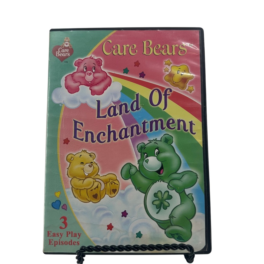 Care Bears Land Of Enchantment DVD 3 Easy Play Episodes For Kids 2004‎ GOOD